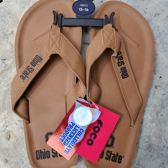 Ohio State Mens Flip Flops - Picture 1 of 11
